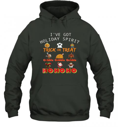 Holiday Spirit Halloween Thanksgiving Christmas Tshirt 2 » Cool Gifts for You - Mfamilygift Holiday Spirit Halloween Thanksgiving Christmas Tshirt 2