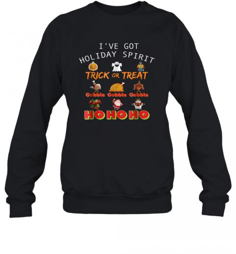 Holiday Spirit Halloween Thanksgiving Christmas Tshirt 3 » Cool Gifts for You - Mfamilygift Holiday Spirit Halloween Thanksgiving Christmas Tshirt 3