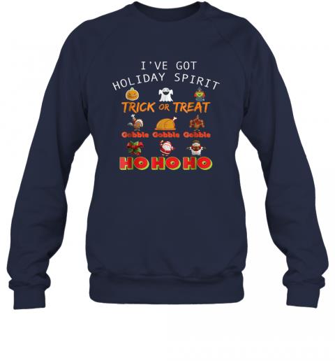 Holiday Spirit Halloween Thanksgiving Christmas Tshirt 4 » Cool Gifts for You - Mfamilygift Holiday Spirit Halloween Thanksgiving Christmas Tshirt 4