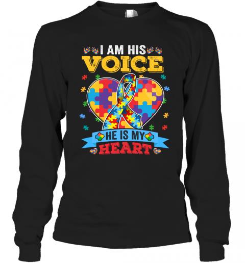 I Am His Voice He Is My Heart Autism Awareness 2 » Cool Gifts for You - Mfamilygift I Am His Voice He Is My Heart Autism Awareness 2