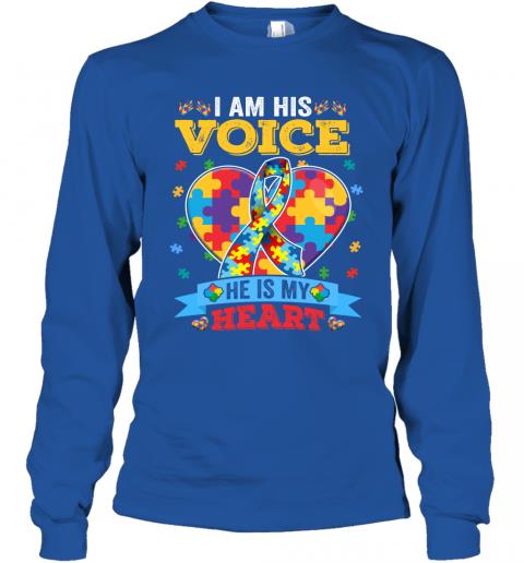 I Am His Voice He Is My Heart Autism Awareness 4 » Cool Gifts for You - Mfamilygift I Am His Voice He Is My Heart Autism Awareness 4