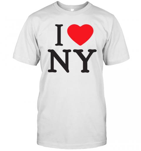 I Love NY Short Sleeve Print Heart New York 1 » Cool Gifts for You - Mfamilygift I Love NY Short Sleeve Print Heart New York 1