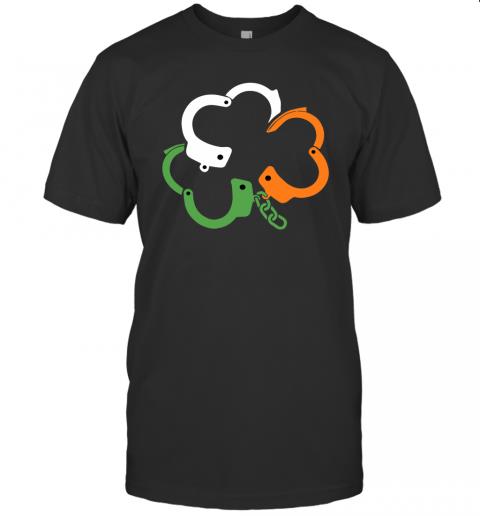 Irish Handcuffs Shamrock St Patrick's Day Police Irish Handcuffs Shamrock St Patrick's Day Police