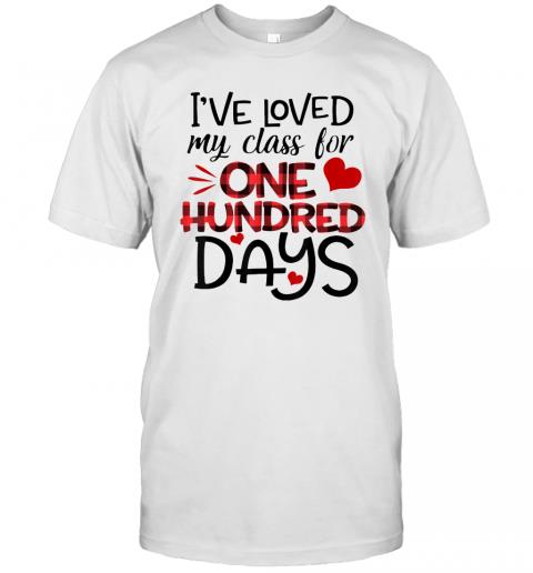 I've loved My Class For 100 Days Of School Buffalo Plaid T Shirt I've loved My Class For 100 Days Of School Buffalo Plaid T Shirt