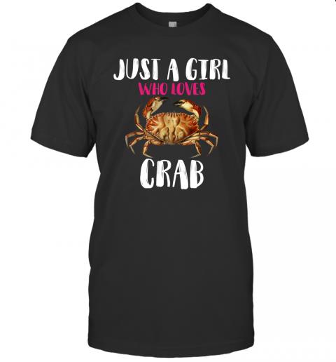 Just A Girl Who Loves Crab Funny Animal Lover