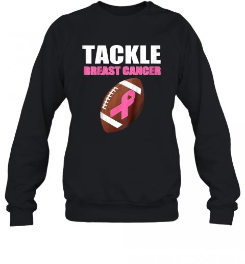 Kids Football Pink Ribbon Breast Cancer Awareness Sweater 1 » Cool Gifts for You - Mfamilygift Kids Football Pink Ribbon Breast Cancer Awareness Sweater 1