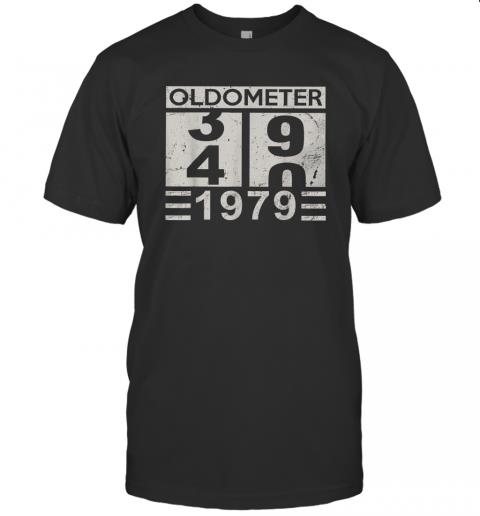 Mens Oldometer 39 40 1979 Shirt 40th Birthday Funny Gift 1&nbsp;