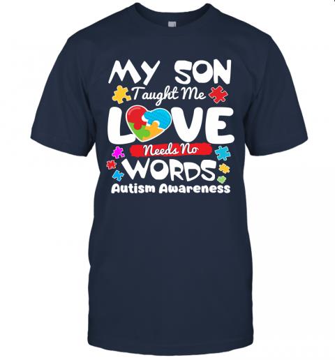 My Son Taught Me Love Needs No Words Autism Awareness Puzzle Heart 5 » Cool Gifts for You - Mfamilygift My Son Taught Me Love Needs No Words Autism Awareness Puzzle Heart 5