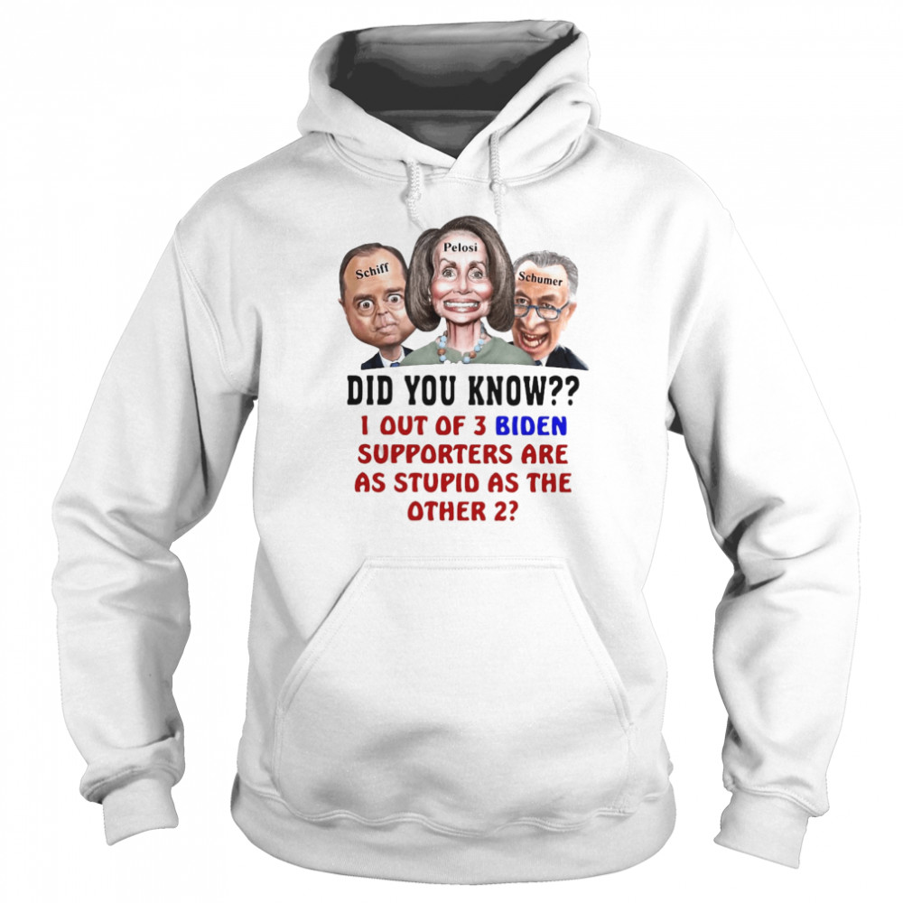 1 Out Of 3 Biden Supporters Are As Stupid As The Other 2 T-Shirt 4 » Cool Gifts for You - Mfamilygift 1 Out Of 3 Biden Supporters Are As Stupid As The Other 2 T-Shirt 4