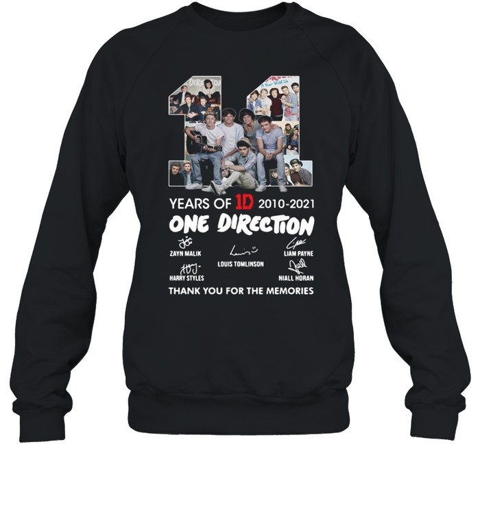 11 Years Of 1D 2010-2021 One Direction Thank You For The Memories Signatures Shirt 3 » Cool Gifts for You - Mfamilygift 11 Years Of 1D 2010-2021 One Direction Thank You For The Memories Signatures Shirt 3
