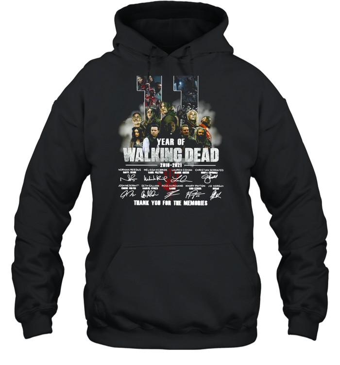 11 Years Of The Walking Dead 2018-2021 Thank You For The Memories Signatures Shirt 4 » Cool Gifts for You - Mfamilygift 11 Years Of The Walking Dead 2018-2021 Thank You For The Memories Signatures Shirt 4