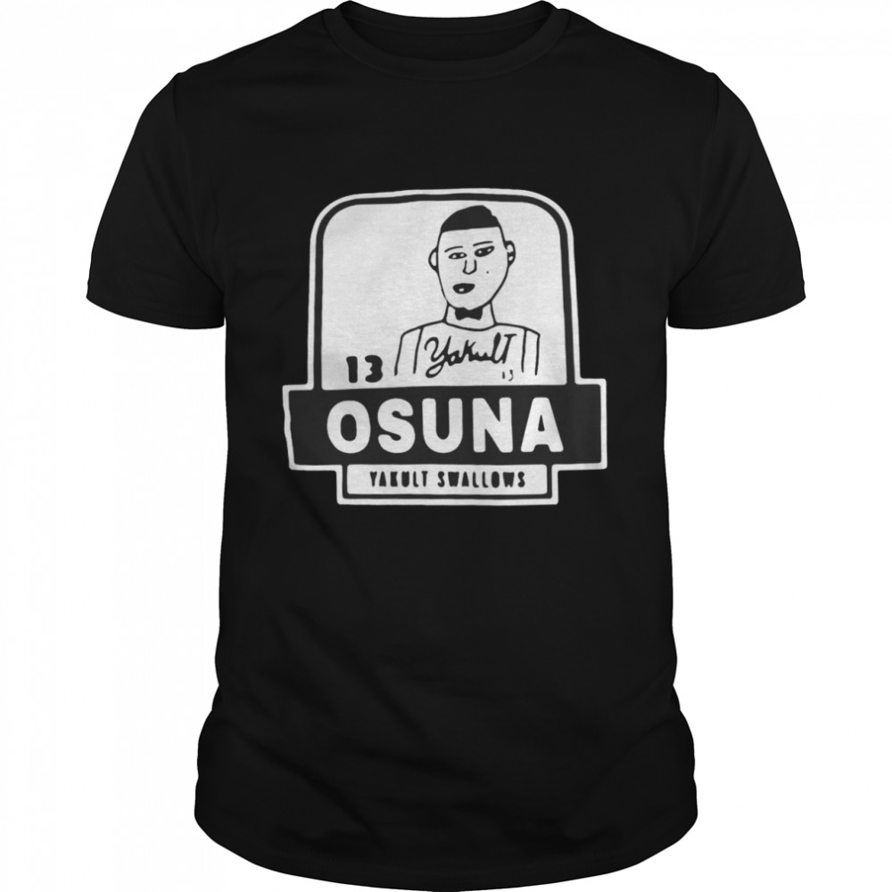13 Yakult Osuna Yakult Swallows T-Shirt
