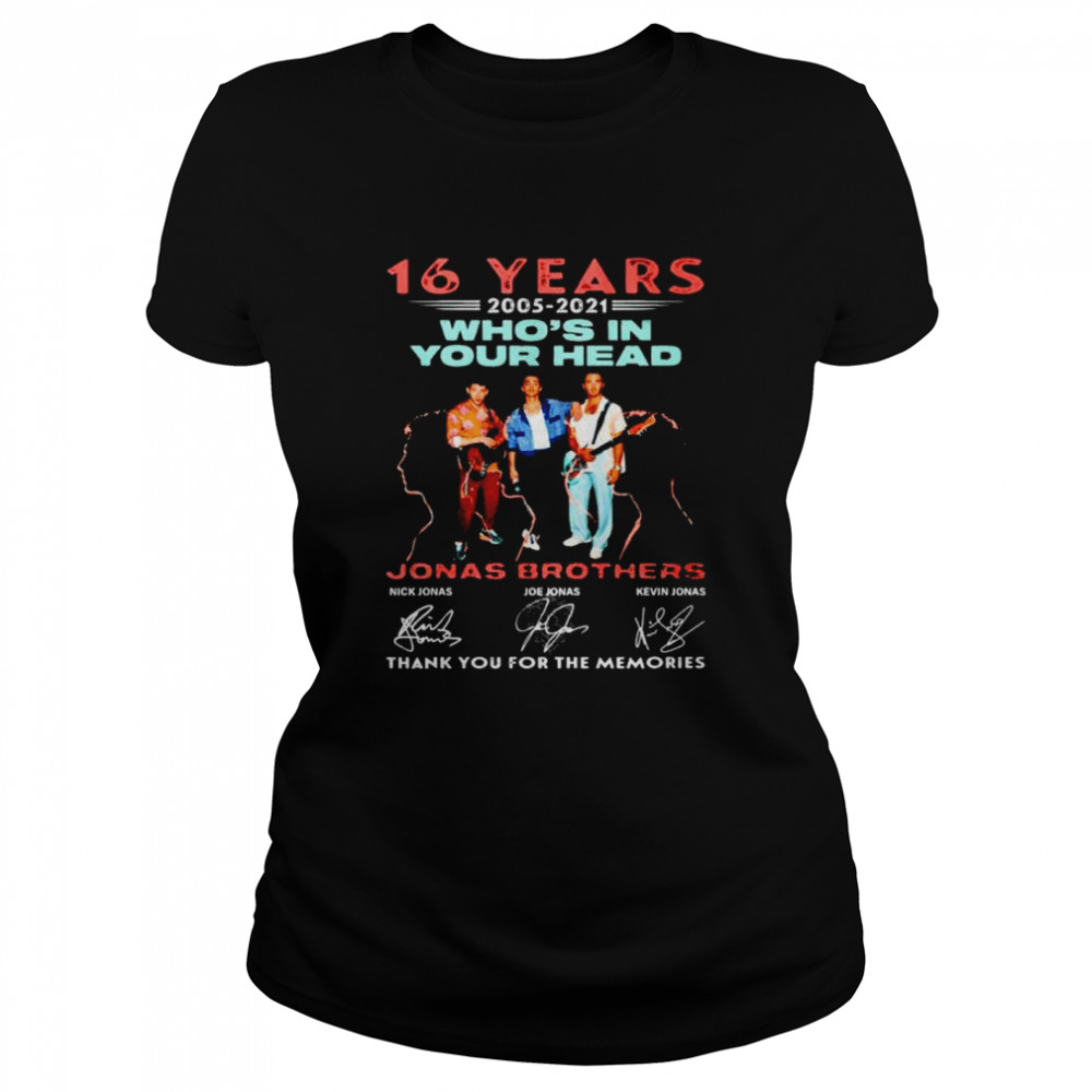 16 Years 2005-2021 Who’S In Your Head Thank You For The Memories Shirt 1 » Cool Gifts for You - Mfamilygift 16 Years 2005-2021 Who’S In Your Head Thank You For The Memories Shirt 1