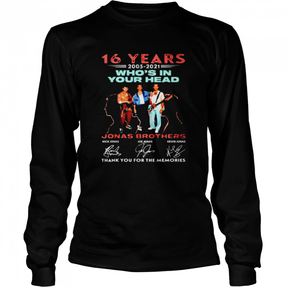 16 Years 2005-2021 Who’S In Your Head Thank You For The Memories Shirt 2 » Cool Gifts for You - Mfamilygift 16 Years 2005-2021 Who’S In Your Head Thank You For The Memories Shirt 2