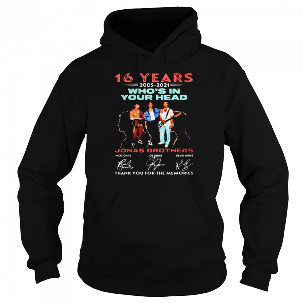 16 Years 2005-2021 Who’S In Your Head Thank You For The Memories Shirt 4 » Cool Gifts for You - Mfamilygift 16 Years 2005-2021 Who’S In Your Head Thank You For The Memories Shirt 4