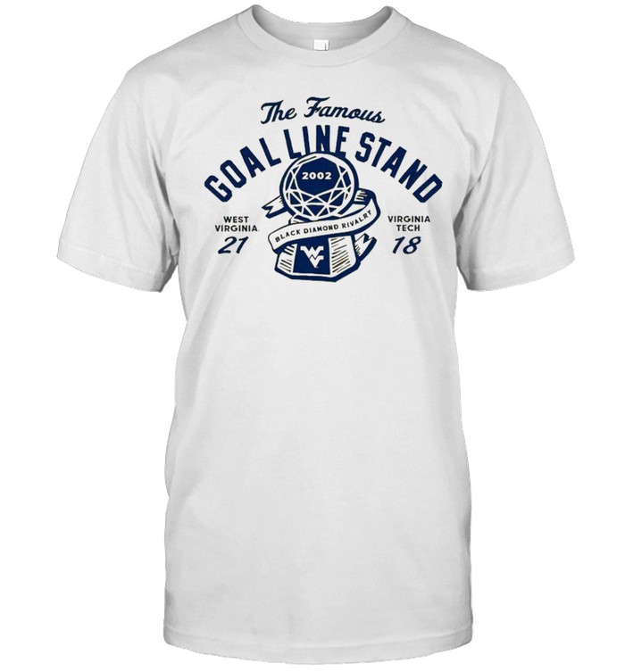 2002 Wvu Black Diamond Goal Line Stand Shirt