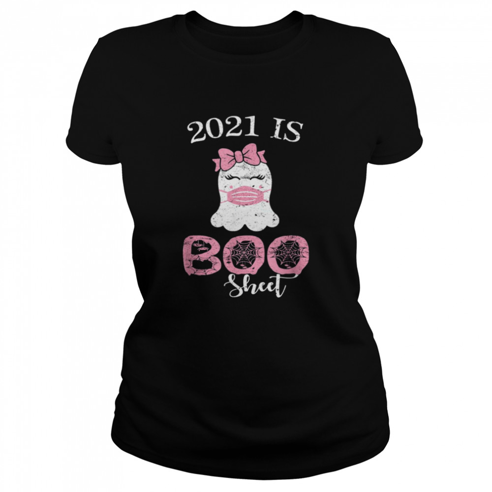 2021 Boo Sheet Baby Girl Ghost Mask Halloween Quarantine Shirt 1 » Cool Gifts for You - Mfamilygift 2021 Boo Sheet Baby Girl Ghost Mask Halloween Quarantine Shirt 1