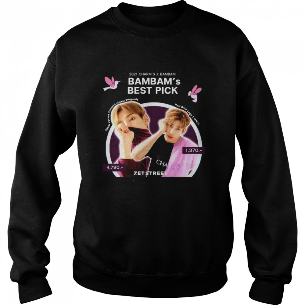 2021 Charms X Bambam Bambams Best Pick Agase Velvet Training Jacket Burgundy T-Shirt 3 » Cool Gifts for You - Mfamilygift 2021 Charms X Bambam Bambams Best Pick Agase Velvet Training Jacket Burgundy T-Shirt 3
