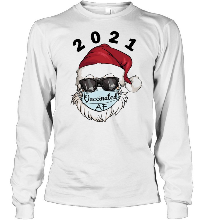2021 Christmas Santa Claus Vaccinated Af Xmas Shirt 2 » Cool Gifts for You - Mfamilygift 2021 Christmas Santa Claus Vaccinated Af Xmas Shirt 2