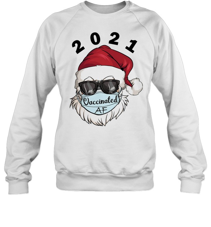 2021 Christmas Santa Claus Vaccinated Af Xmas Shirt 3 » Cool Gifts for You - Mfamilygift 2021 Christmas Santa Claus Vaccinated Af Xmas Shirt 3