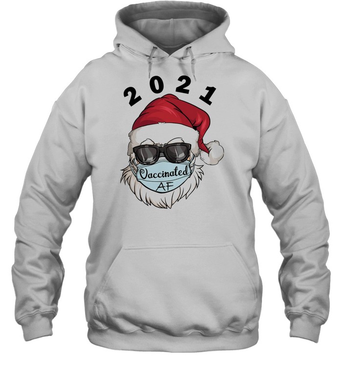 2021 Christmas Santa Claus Vaccinated Af Xmas Shirt 4 » Cool Gifts for You - Mfamilygift 2021 Christmas Santa Claus Vaccinated Af Xmas Shirt 4