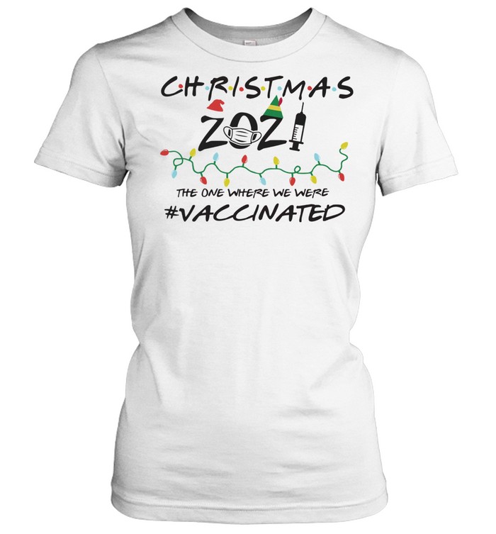 2021 Covid Vaccine Christmas Tree Ornament The One Where We Were Vaccinated Shirt 1 » Cool Gifts for You - Mfamilygift 2021 Covid Vaccine Christmas Tree Ornament The One Where We Were Vaccinated Shirt 1