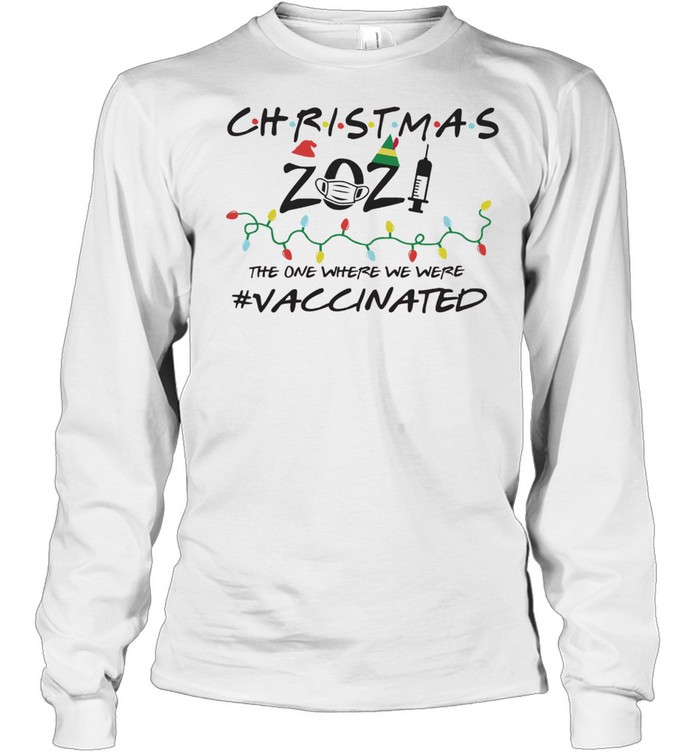 2021 Covid Vaccine Christmas Tree Ornament The One Where We Were Vaccinated Shirt 2 » Cool Gifts for You - Mfamilygift 2021 Covid Vaccine Christmas Tree Ornament The One Where We Were Vaccinated Shirt 2