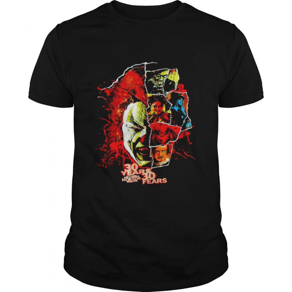 2021 Universal Orlando Halloween Horror Nights 30 Years 30 Fears Shirt