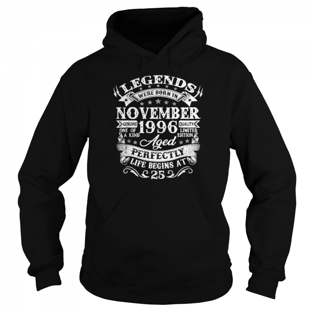 25Th Birthday Decoration Legends Were Born In November 1996 Shirt 4 » Cool Gifts for You - Mfamilygift 25Th Birthday Decoration Legends Were Born In November 1996 Shirt 4