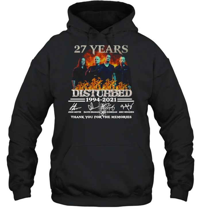 27 Years Disturbed 1994-2021 Thank You For The Memories Signatures Shirt 4 » Cool Gifts for You - Mfamilygift 27 Years Disturbed 1994-2021 Thank You For The Memories Signatures Shirt 4