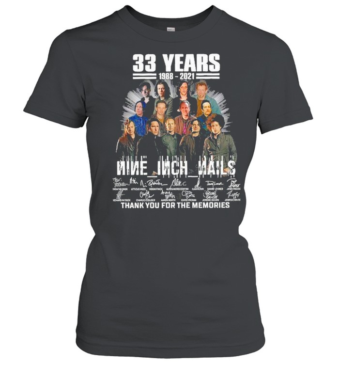 33 Years 1988 2021 Nine Inch Nails Thank You For The Memories Shirt 1 » Cool Gifts for You - Mfamilygift 33 Years 1988 2021 Nine Inch Nails Thank You For The Memories Shirt 1