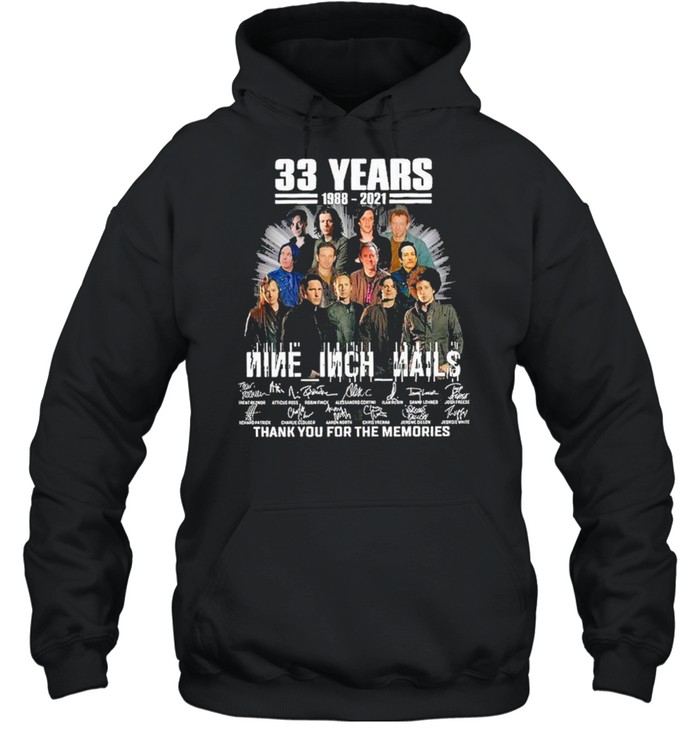 33 Years 1988 2021 Nine Inch Nails Thank You For The Memories Shirt 4 » Cool Gifts for You - Mfamilygift 33 Years 1988 2021 Nine Inch Nails Thank You For The Memories Shirt 4