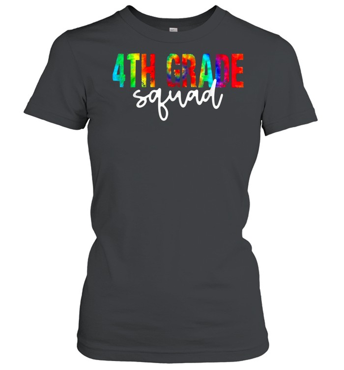 4Th Grade Squad Teacher Tie Dye Back To School 2021 Shirt 1 » Cool Gifts for You - Mfamilygift 4Th Grade Squad Teacher Tie Dye Back To School 2021 Shirt 1