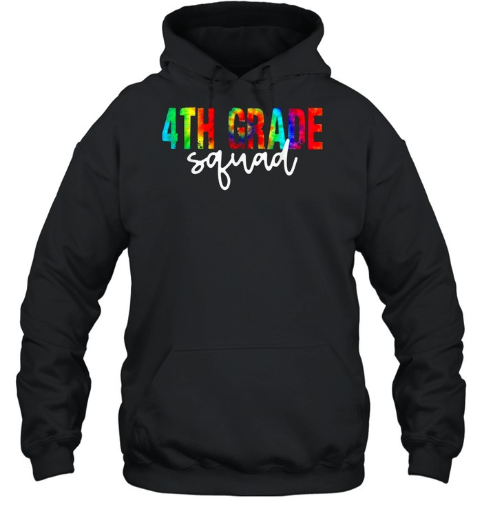 4Th Grade Squad Teacher Tie Dye Back To School 2021 Shirt 4 » Cool Gifts for You - Mfamilygift 4Th Grade Squad Teacher Tie Dye Back To School 2021 Shirt 4
