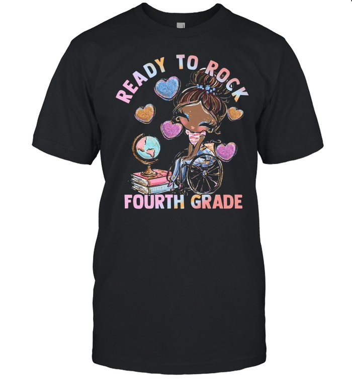 4Th Grade Wheelchair Black Girl Disability Special Needs Shirt 4Th Grade Wheelchair Black Girl Disability Special Needs Shirt