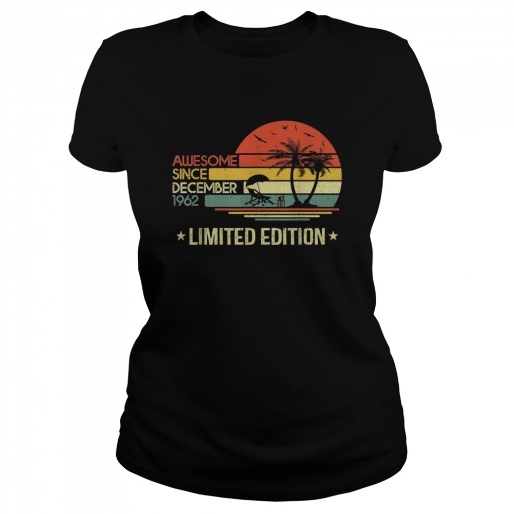 59 Year Old 59Th Birthday Awesome Since December 1962 Shirt 1 » Cool Gifts for You - Mfamilygift 59 Year Old 59Th Birthday Awesome Since December 1962 Shirt 1