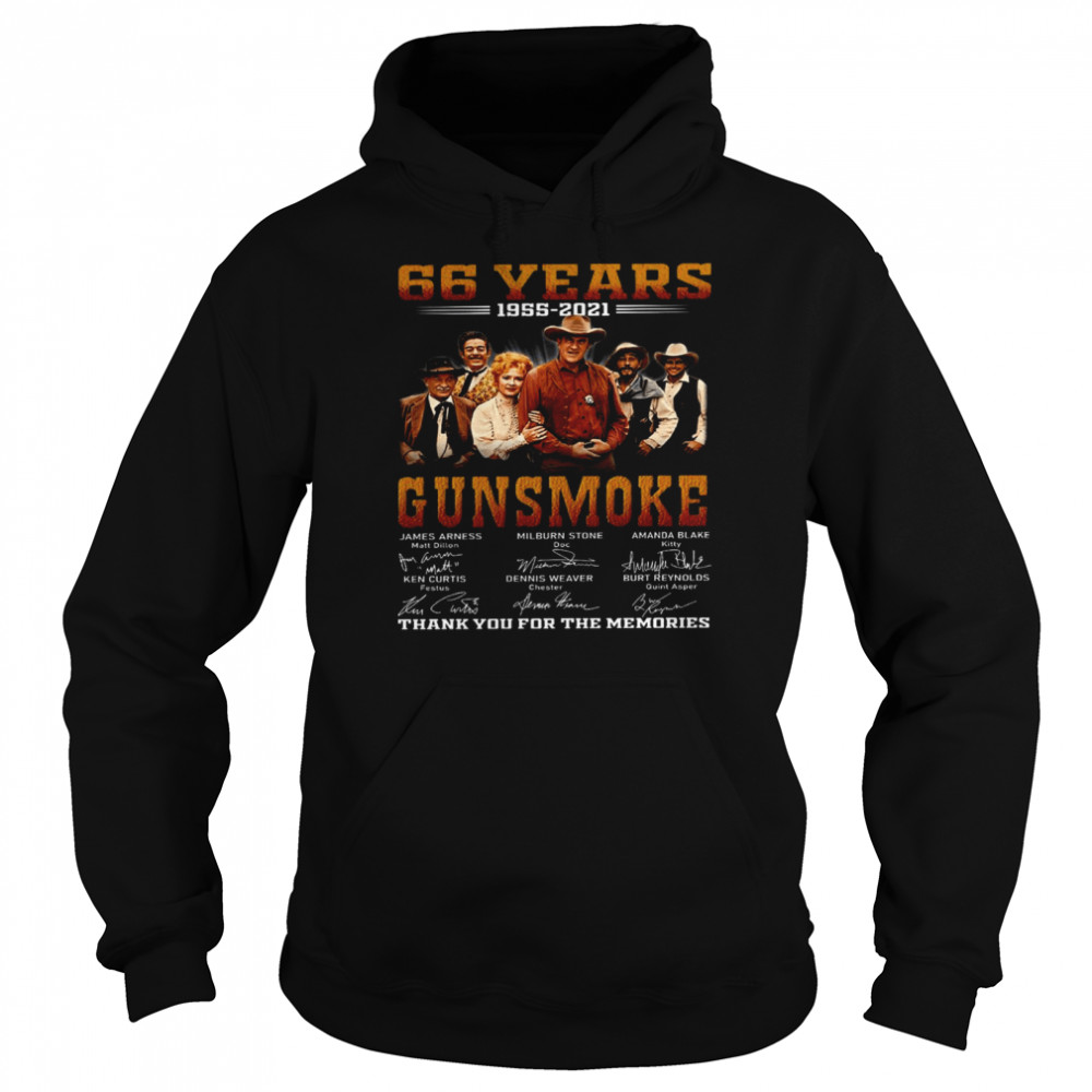 66 Years 1956 2021 Gunsmoke Thank You For The Memories Shirt 4 » Cool Gifts for You - Mfamilygift 66 Years 1956 2021 Gunsmoke Thank You For The Memories Shirt 4