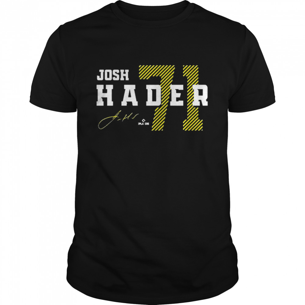 71 Josh Hader Milwaukee Type Signature Shirt