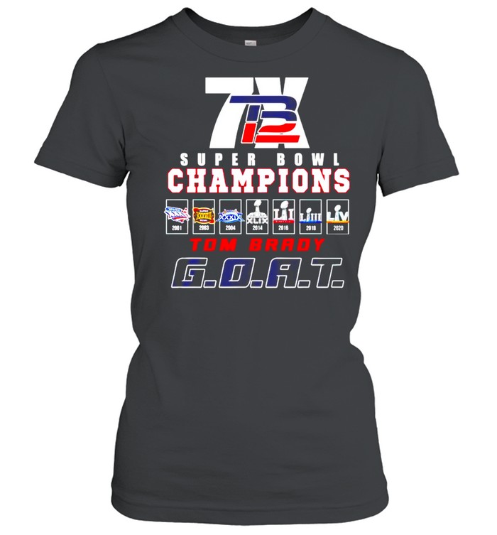 7X Super Bowl Champions Tom Brady Goat Shirt 1 » Cool Gifts for You - Mfamilygift 7X Super Bowl Champions Tom Brady Goat Shirt 1
