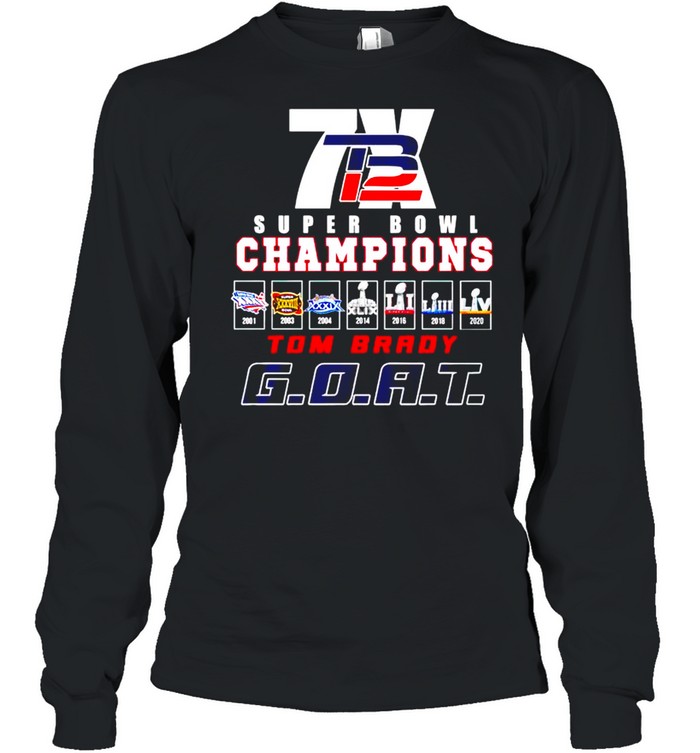 7X Super Bowl Champions Tom Brady Goat Shirt 2 » Cool Gifts for You - Mfamilygift 7X Super Bowl Champions Tom Brady Goat Shirt 2