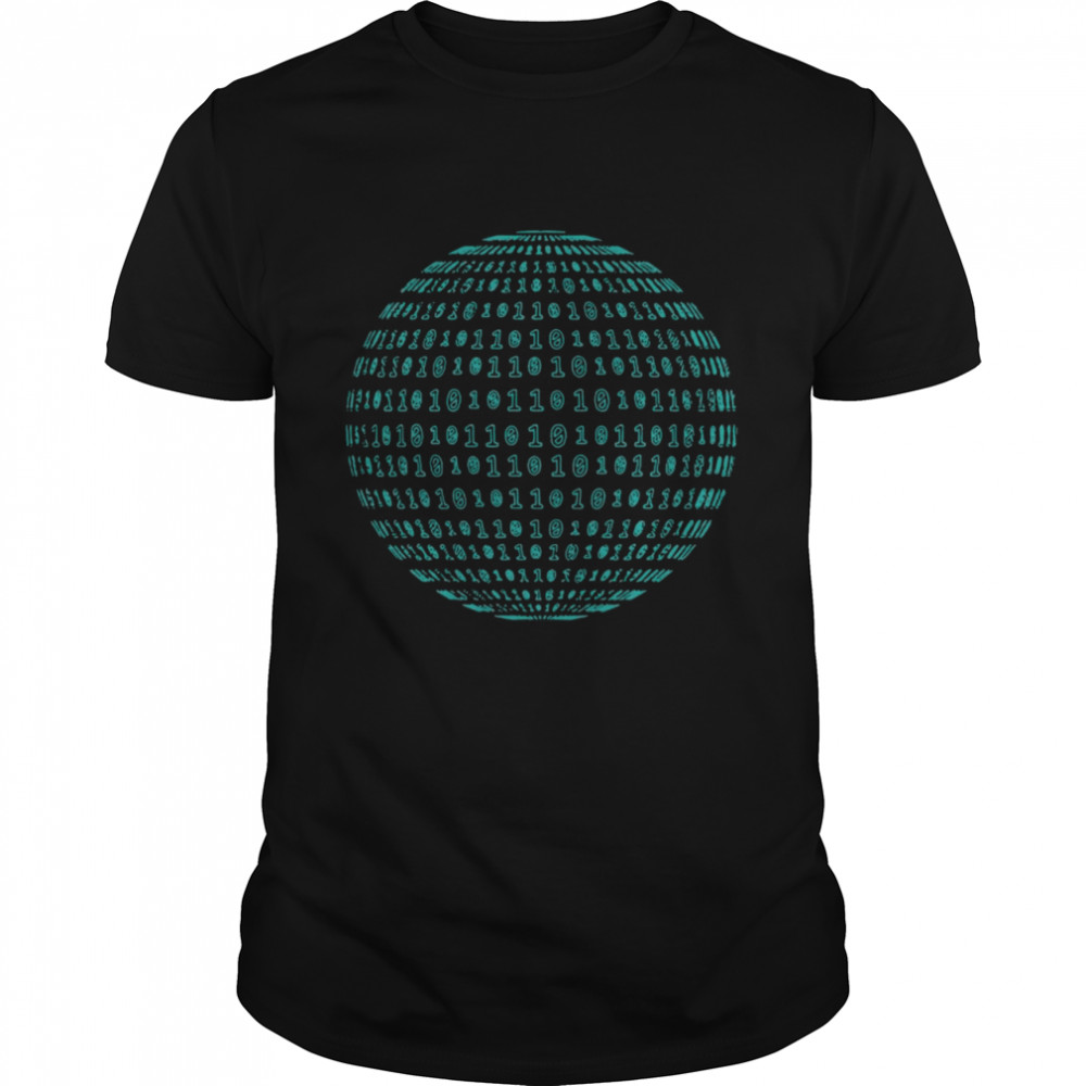 Binary Sphere Native Coding Computer Programming Geek T-Shirt