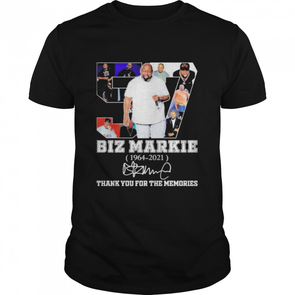Biz Markie 1964 2021 Thank You For The Memories Signature Shirt