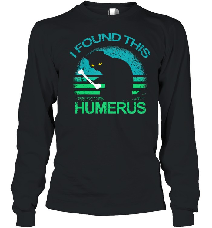 Black Cat I Found This Humerus Vintage Retro Shirt 2 » Cool Gifts for You - Mfamilygift Black Cat I Found This Humerus Vintage Retro Shirt 2