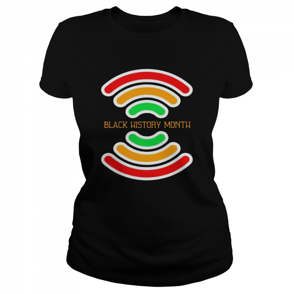 Black History Month Wifi Shirt 1 » Cool Gifts for You - Mfamilygift Black History Month Wifi Shirt 1