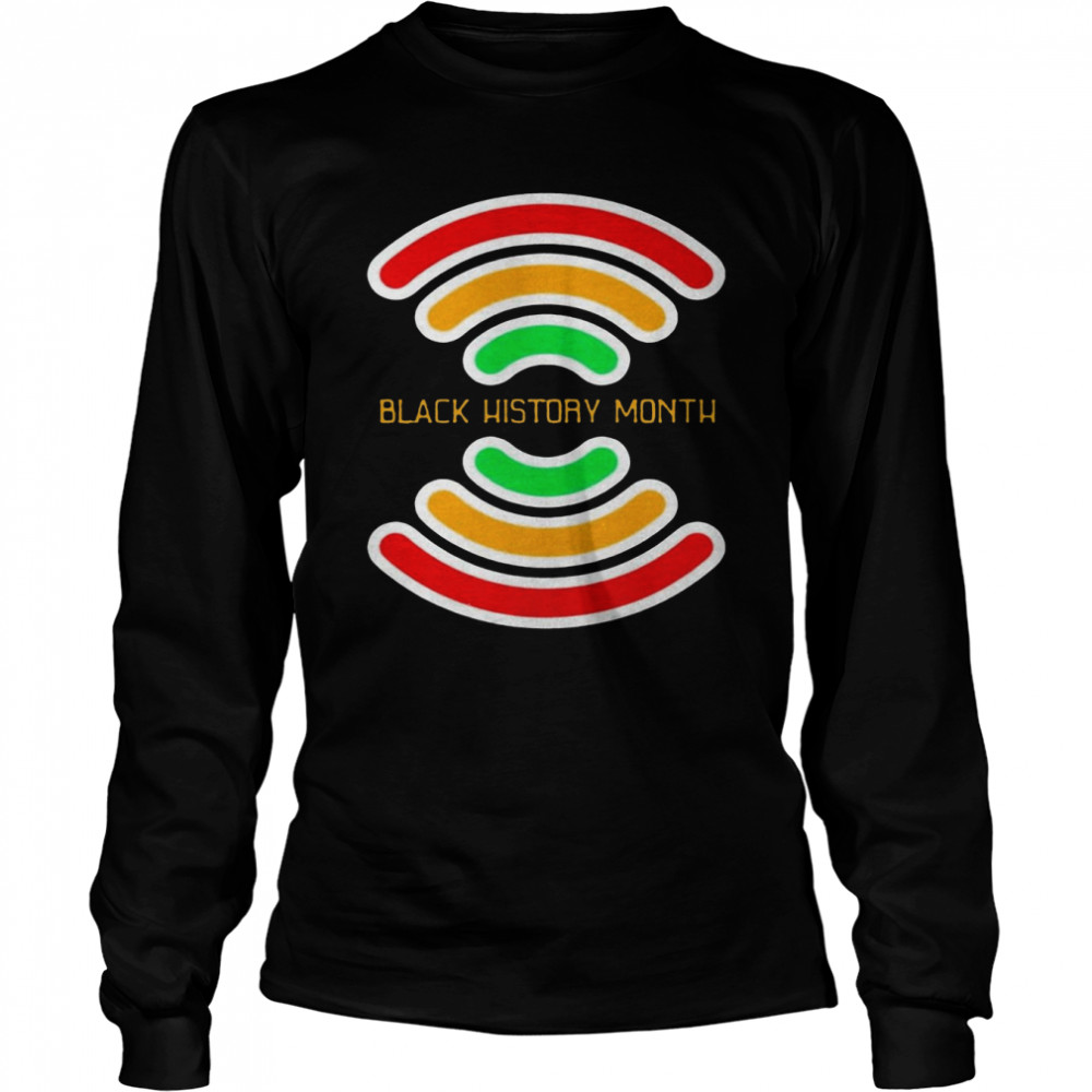 Black History Month Wifi T-Shirt 2 » Cool Gifts for You - Mfamilygift Black History Month Wifi T-Shirt 2
