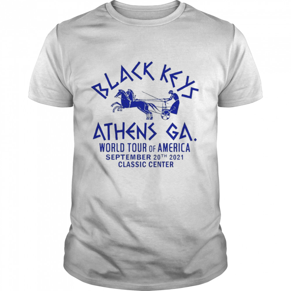 Black Keys Athens Ga World Tour Of America Shirt