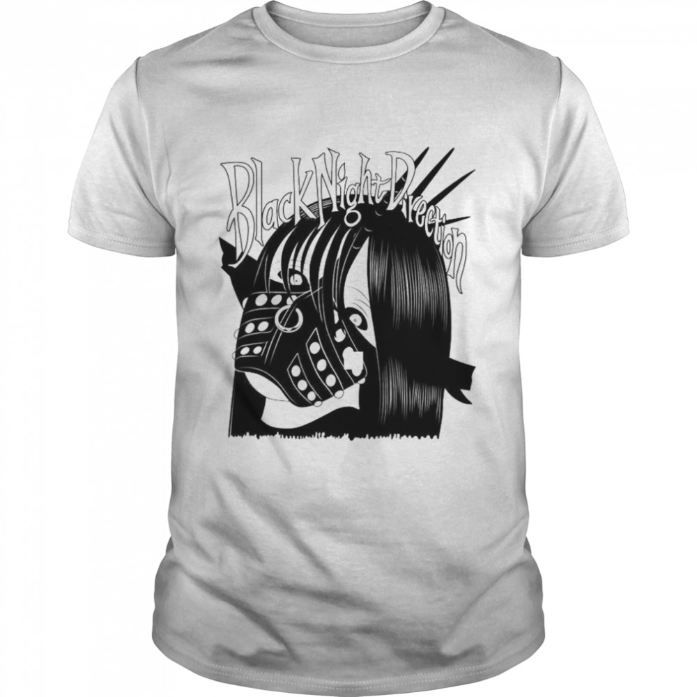 Black Night Direction Face Mask Shirt Black Night Direction Face Mask Shirt