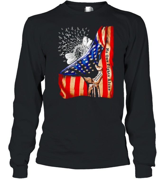 Blood Inside Me Flag Brain Cancer Awareness American Flag Shirt 2 » Cool Gifts for You - Mfamilygift Blood Inside Me Flag Brain Cancer Awareness American Flag Shirt 2