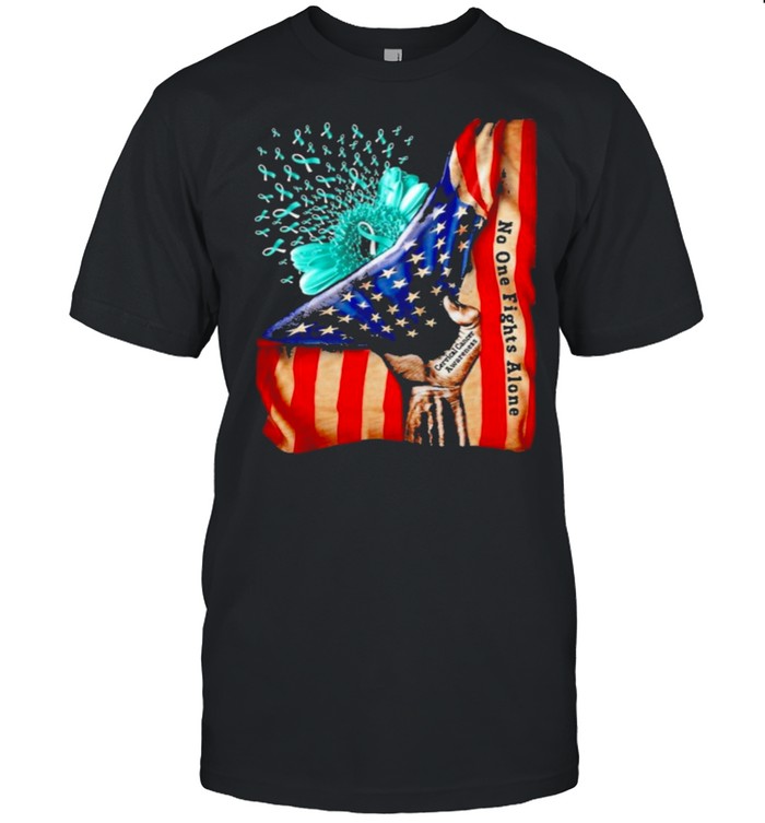Blood Inside Me Flag Cervical Cancer Awareness American Flag Shirt Blood Inside Me Flag Cervical Cancer Awareness American Flag Shirt