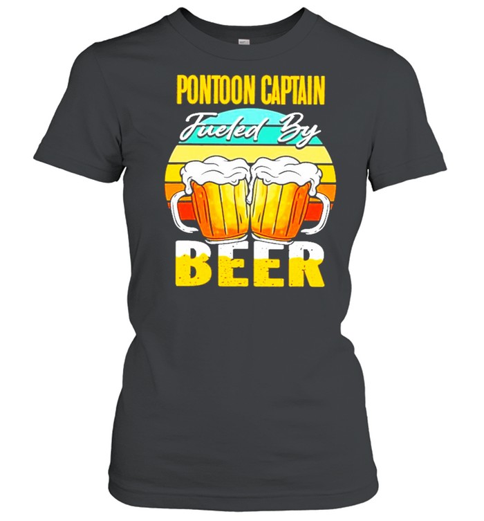 Boating Pontoon Captain Guided By Beer Vintage Shirt 1 » Cool Gifts for You - Mfamilygift Boating Pontoon Captain Guided By Beer Vintage Shirt 1